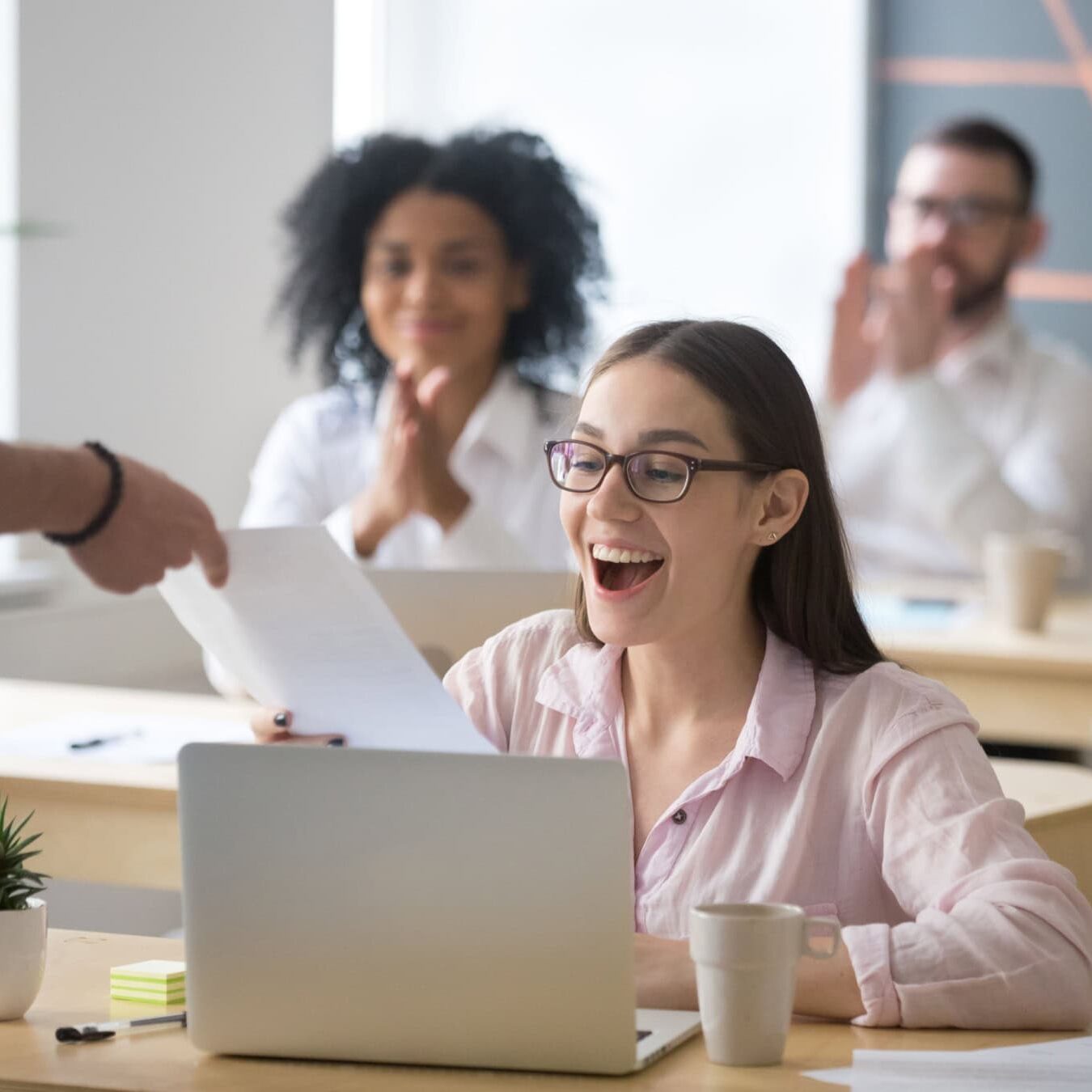 A women is earning her CCE credits in order to renew her credential