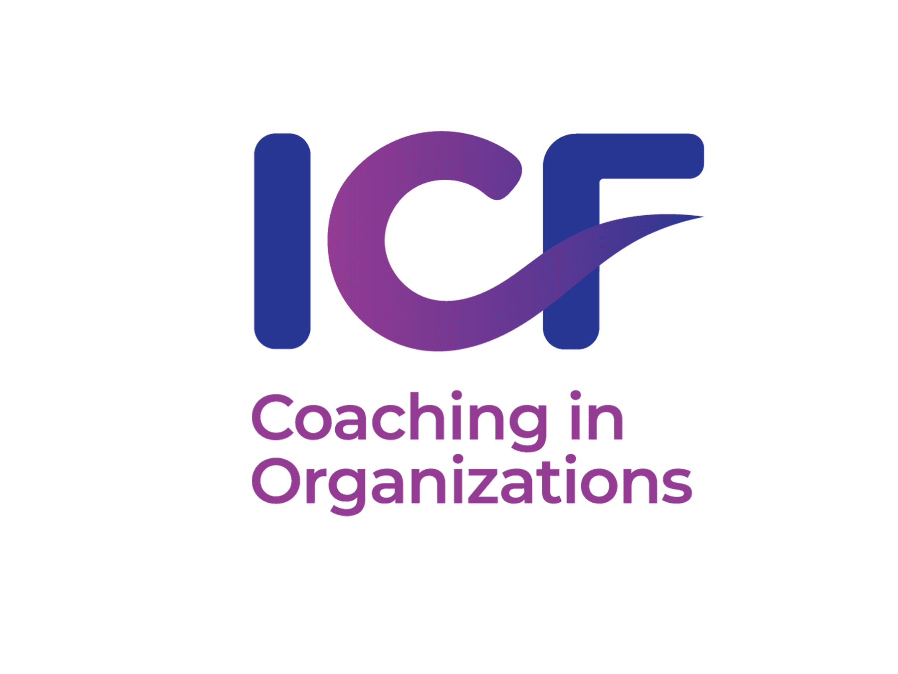 ICF Coaching in Organizations full-color vertical logo